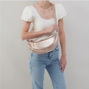 HOBO Rose Gold Shoulder Bag